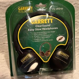New Garrett Clear Sound Easy Stow Headphones